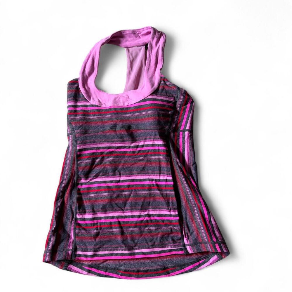 Lululemon Women's Pink and Grey Vest